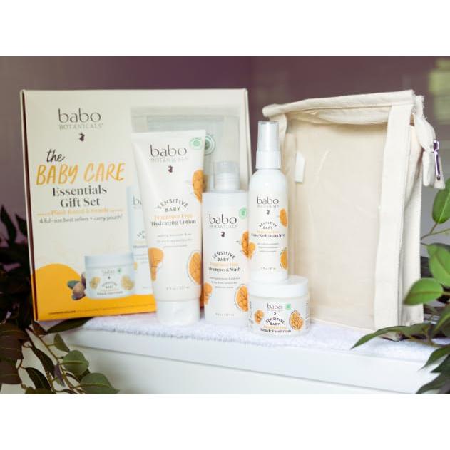 Conjunto de Regalo Cuidado Bebé Babo Botanicals - 5 Artículos