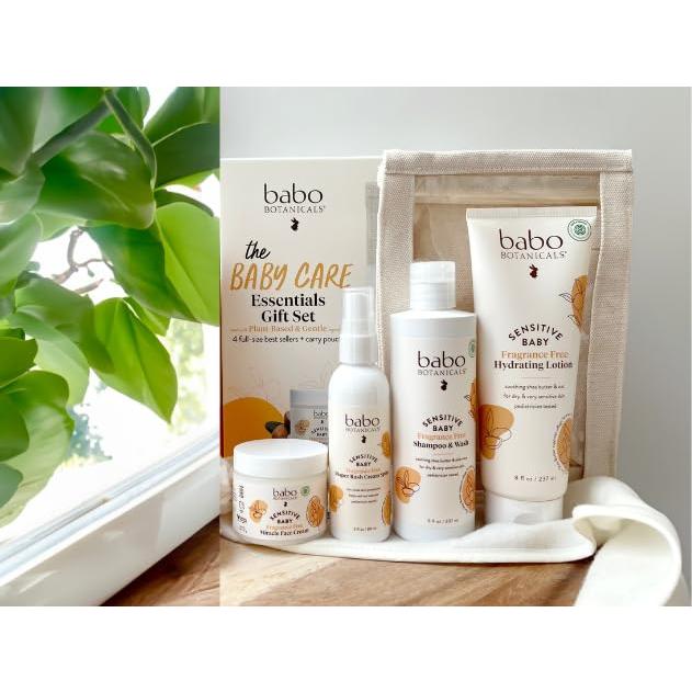 Conjunto de Regalo Cuidado Bebé Babo Botanicals - 5 Artículos