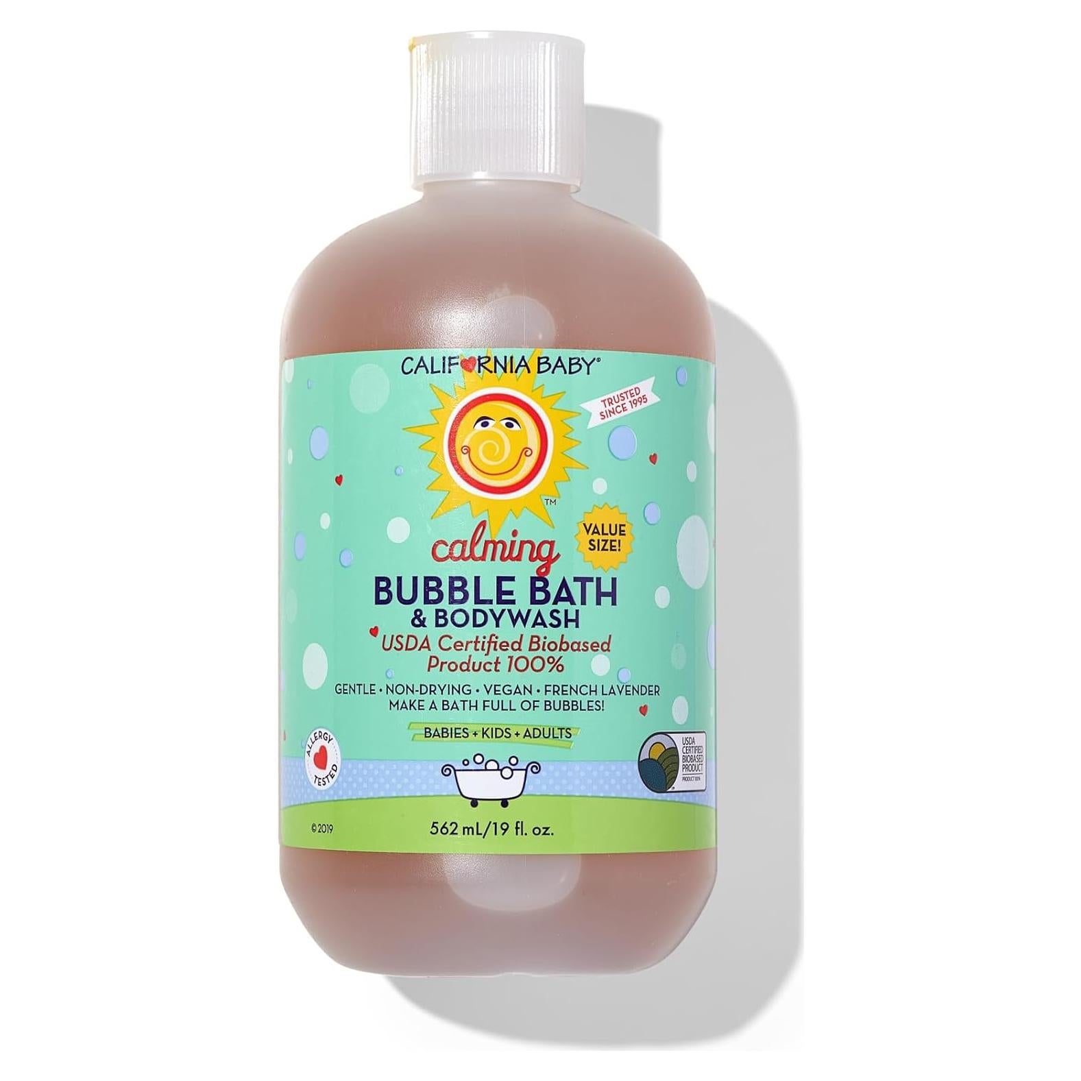 Baño de Burbujas Calmante Lavanda California Baby 562mL