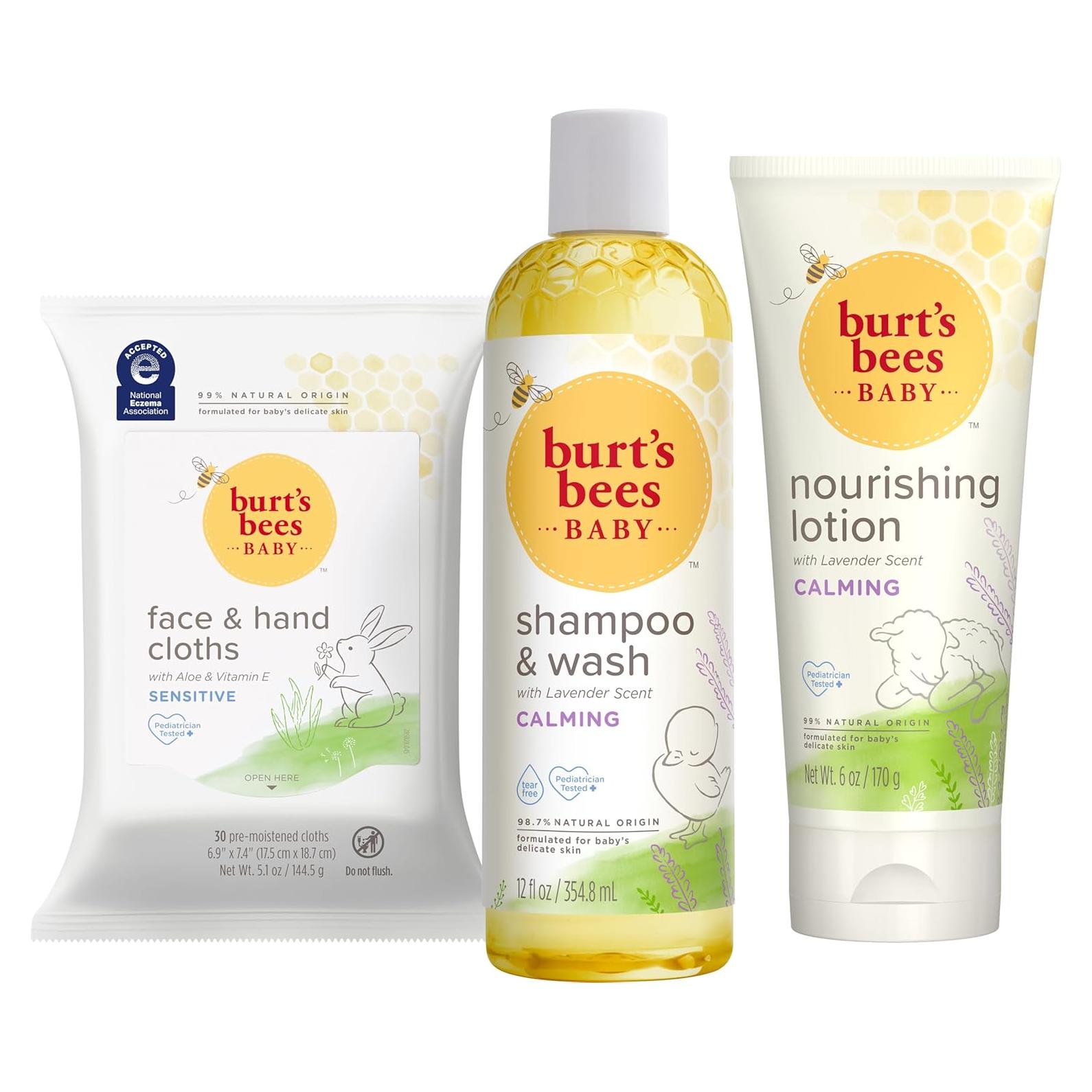 Set de Regalo Burt's Bees para Bebés - Cuidado Natural 6 Piezas