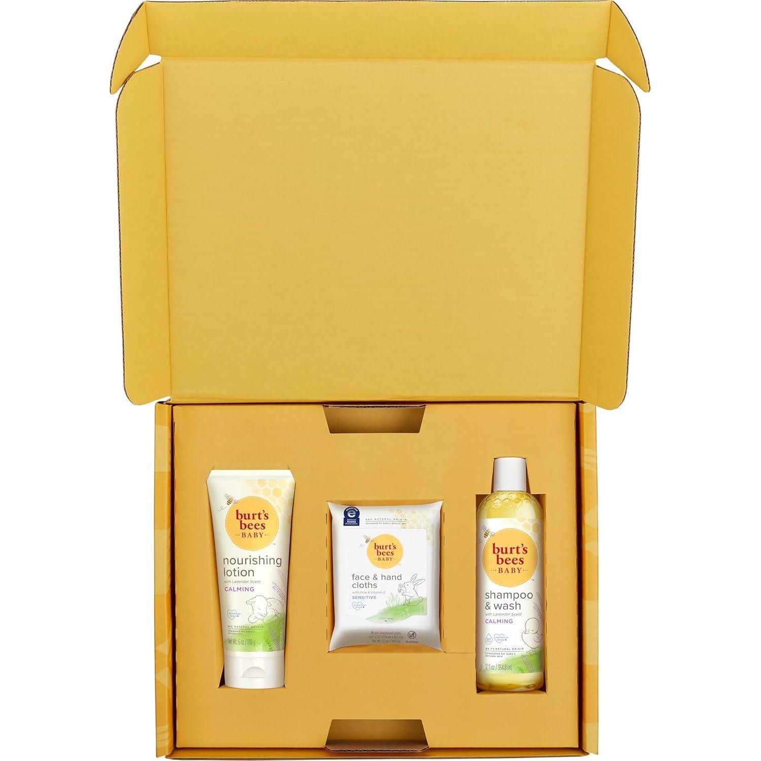 Set de Regalo Burt's Bees para Bebés - Cuidado Natural 6 Piezas