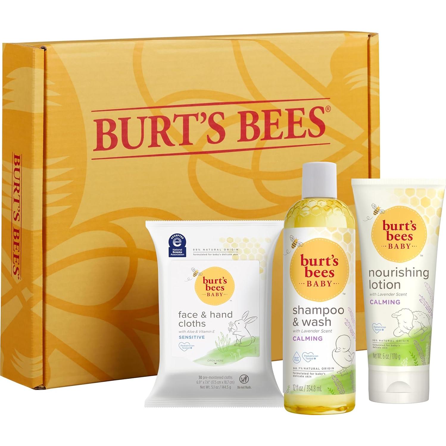 Set de Regalo Burt's Bees para Bebés - Cuidado Natural 6 Piezas