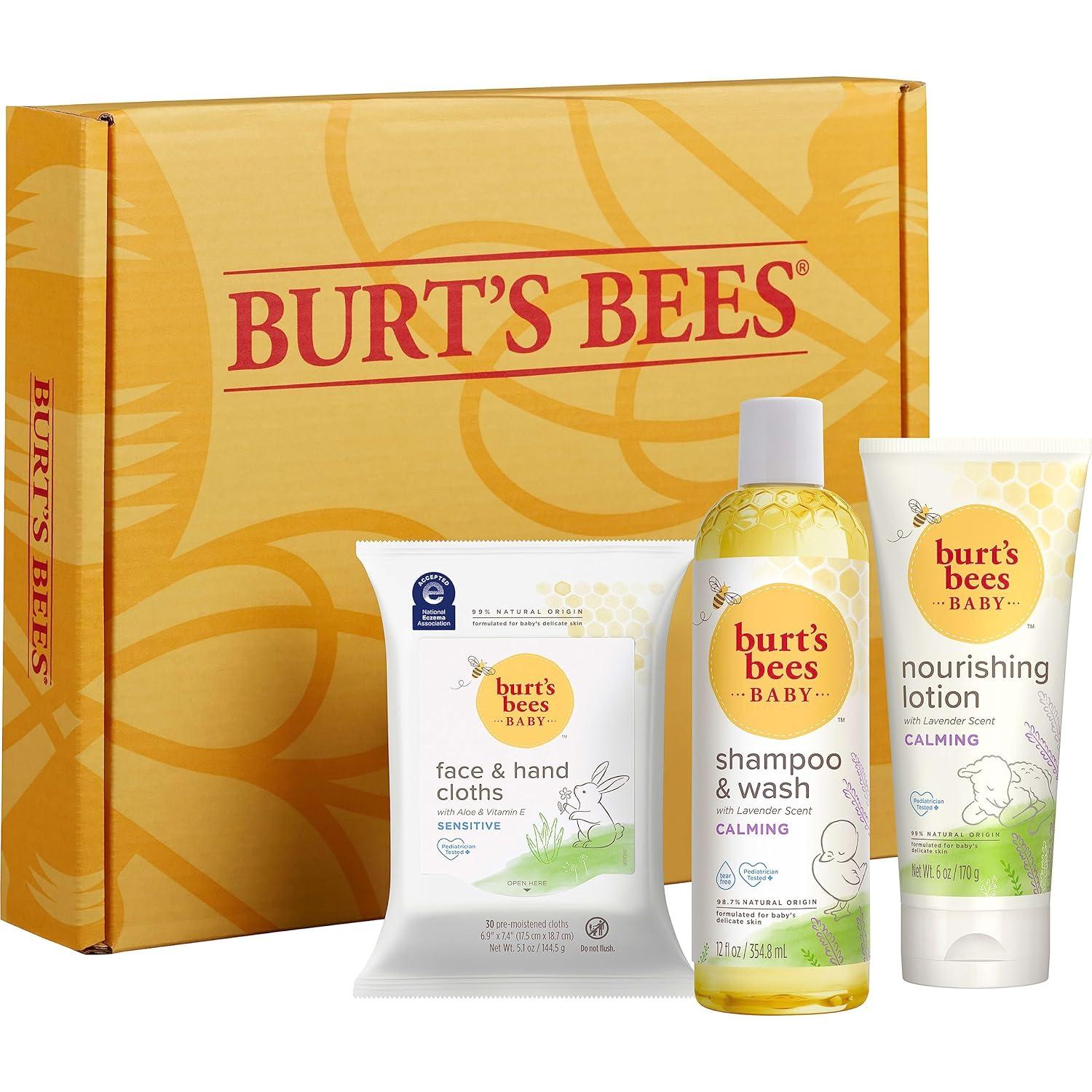 Set de Regalo Burt's Bees para Bebés - Cuidado Natural 6 Piezas