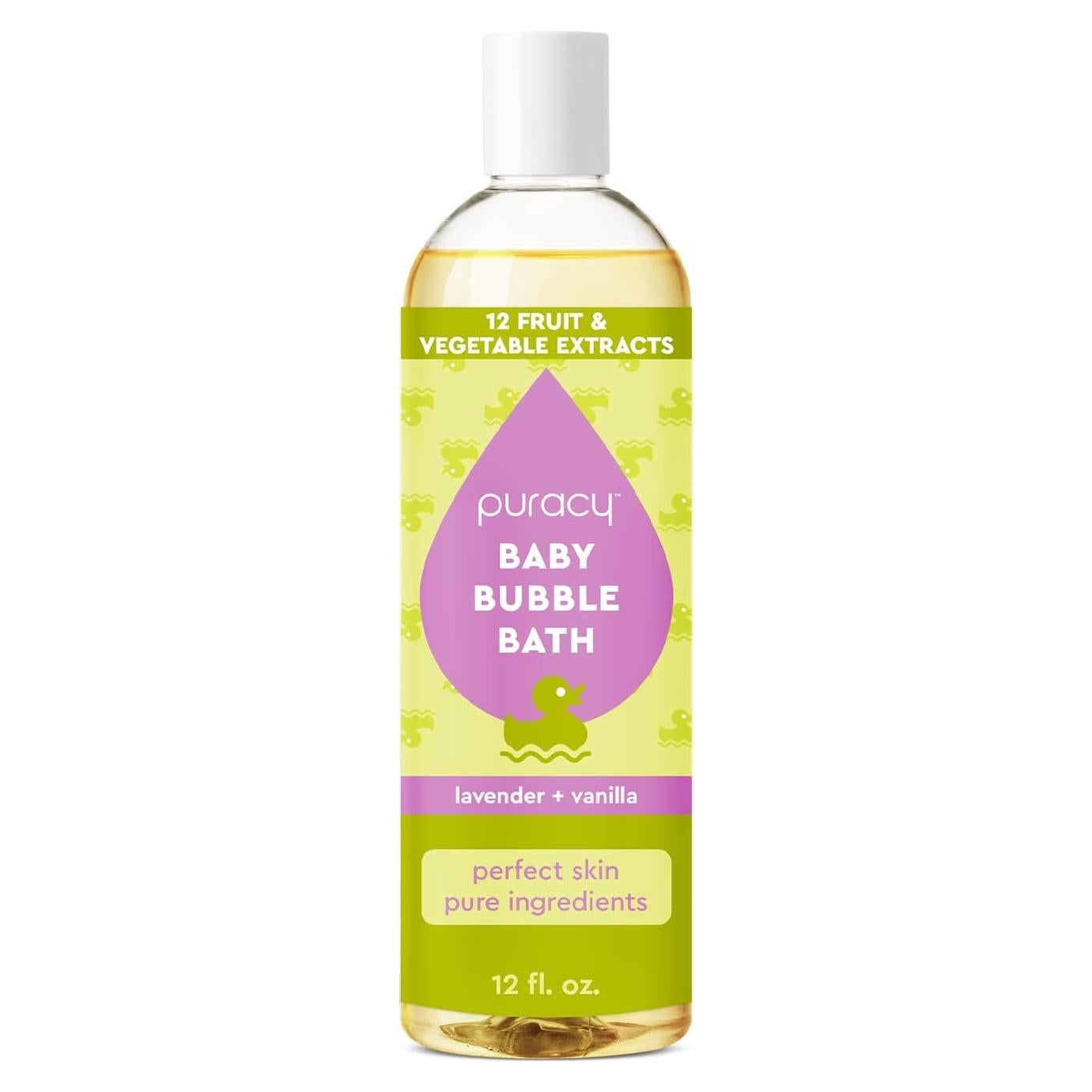 Baño de Burbujas Puracy para Niños 354.88 ml - Lavanda y Vainilla