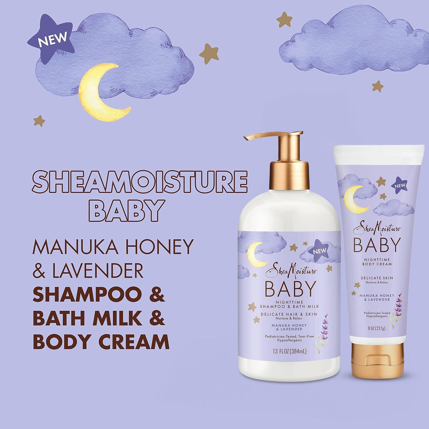 Set de Cuidado para Bebés Shea Moisture - Champú y Crema Nocturna
