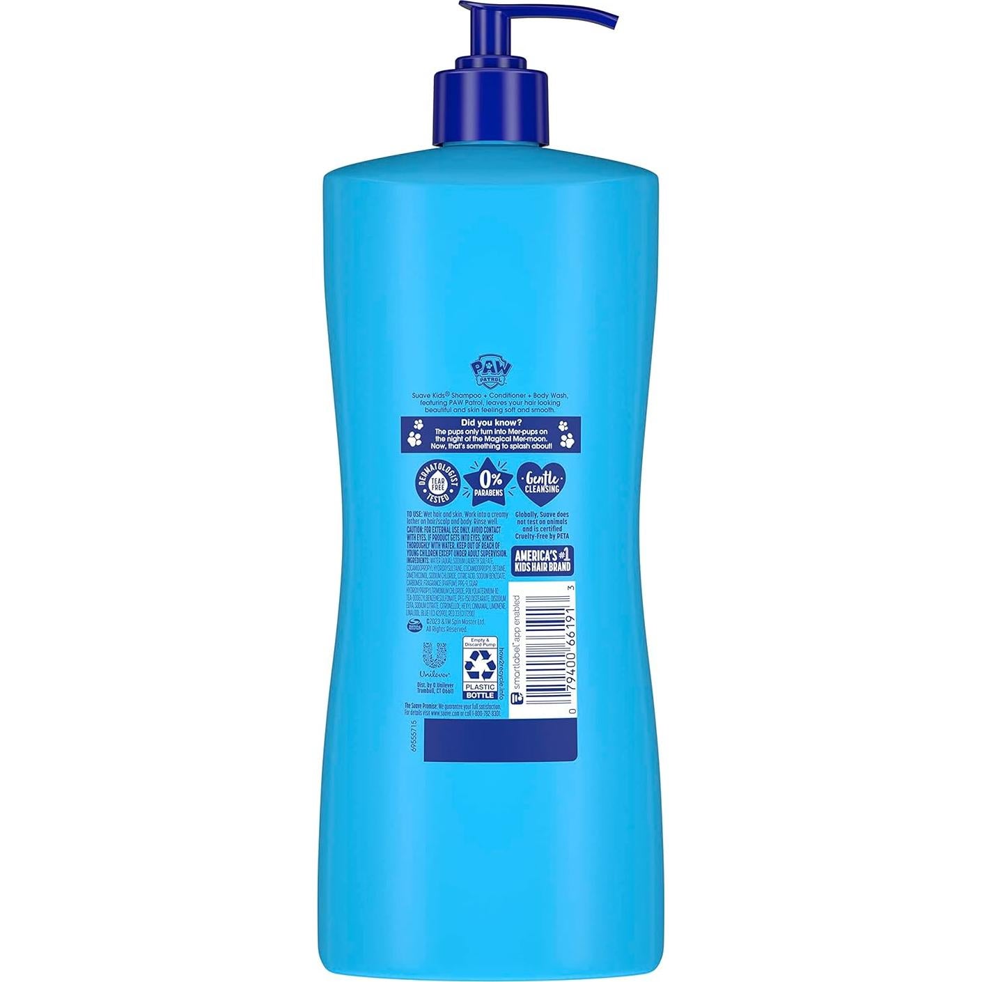 Champú Acondicionador Jabón 3-en-1 Paw Patrol 828 ml