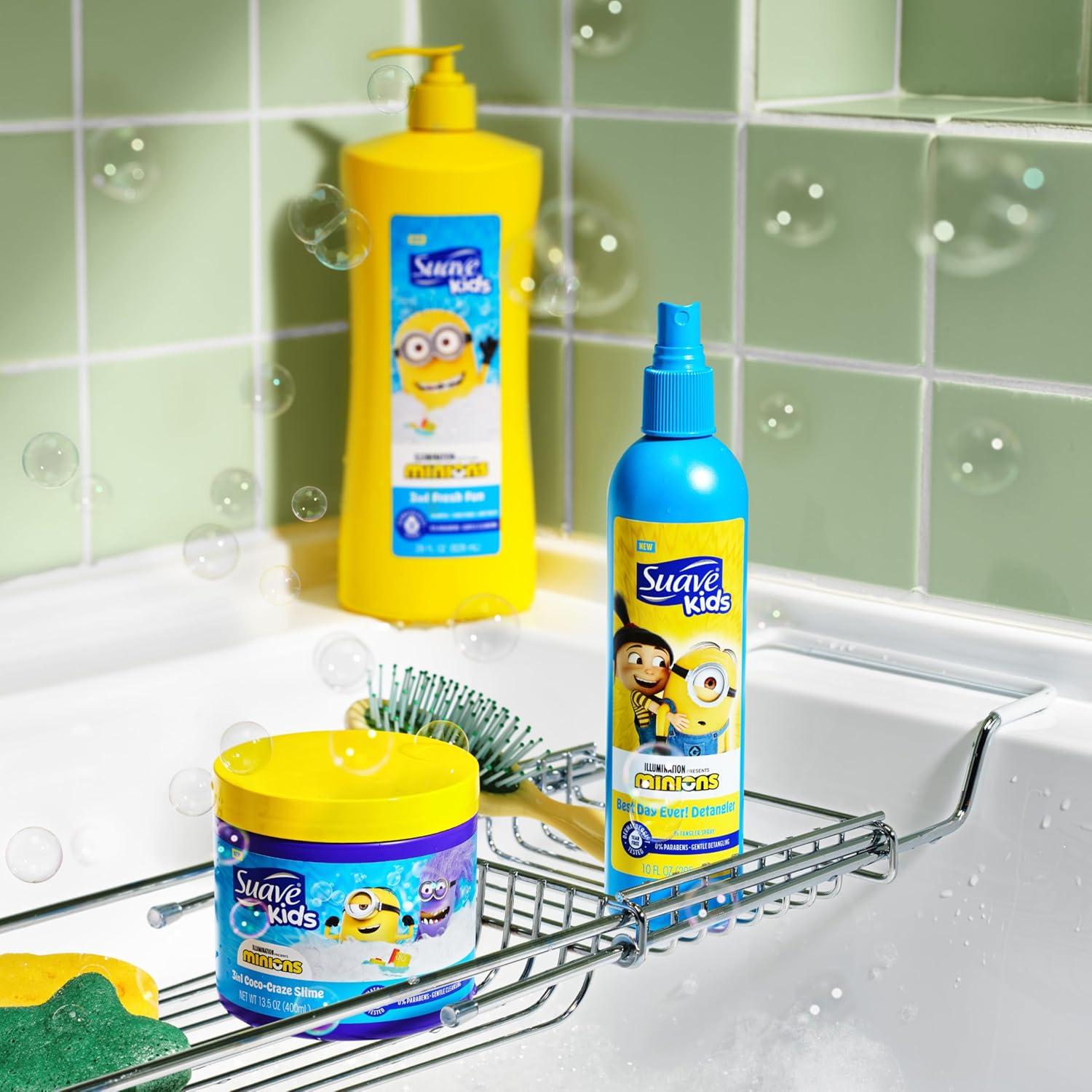 Suave Kids Minions Champú 3-en-1 793 ml Acondicionador Gel Baño