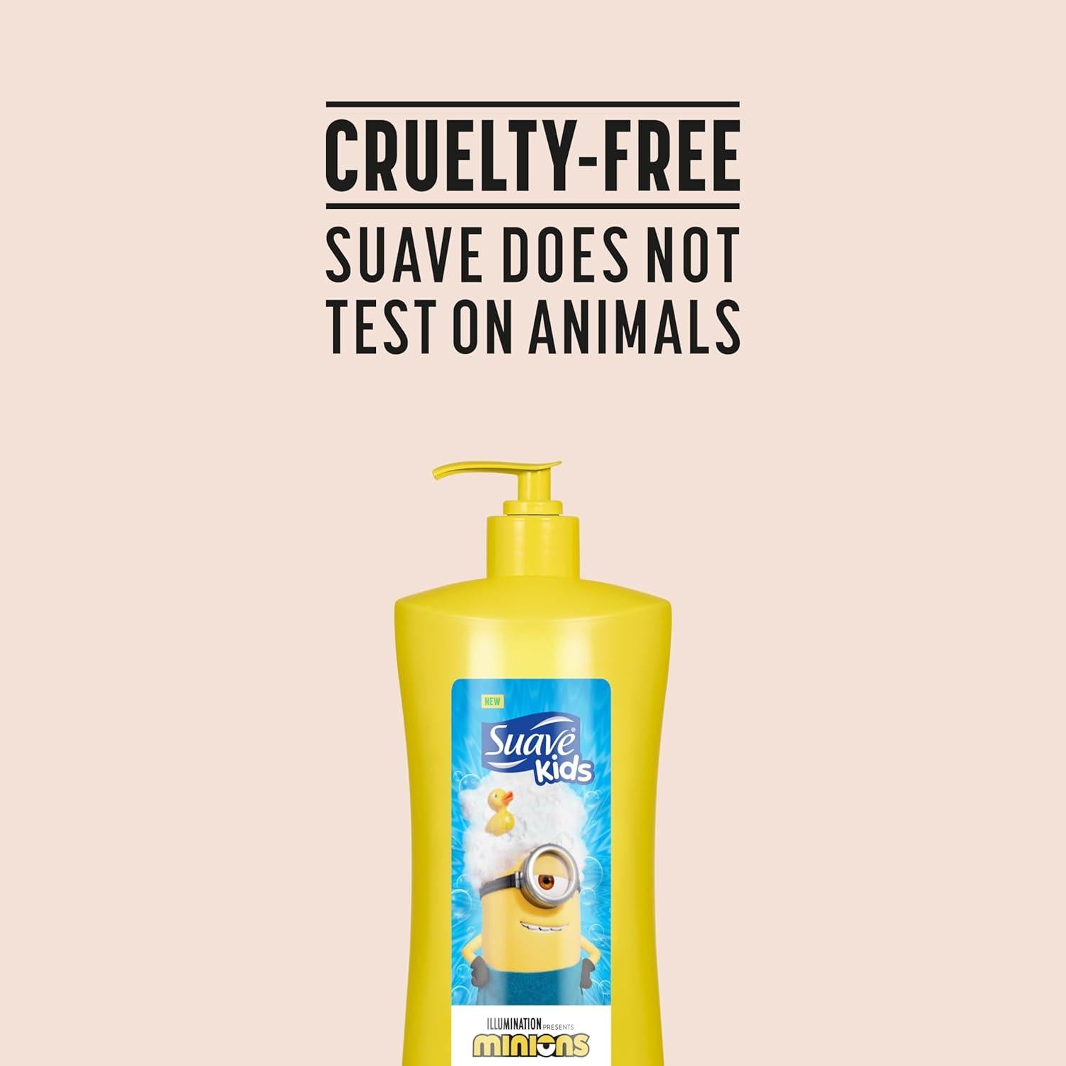 Suave Kids Minions Champú 3-en-1 793 ml Acondicionador Gel Baño