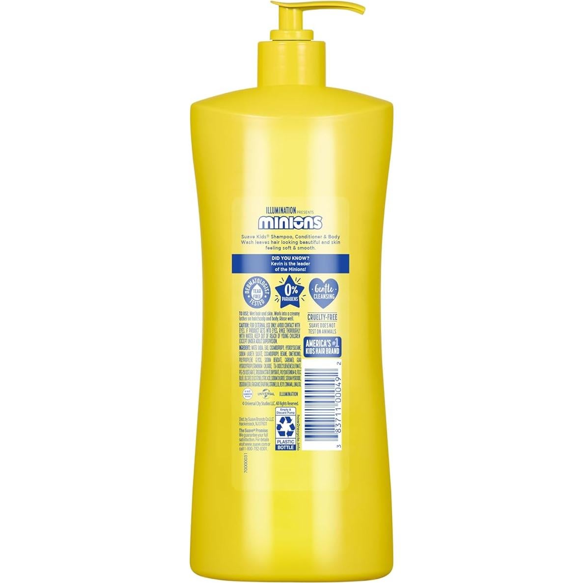 Suave Kids Minions Champú 3-en-1 793 ml Acondicionador Gel Baño