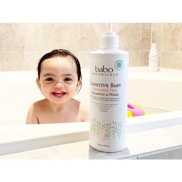 Jabón Espumoso para Bebés Babo Botanicals 325g Sin Fragancia