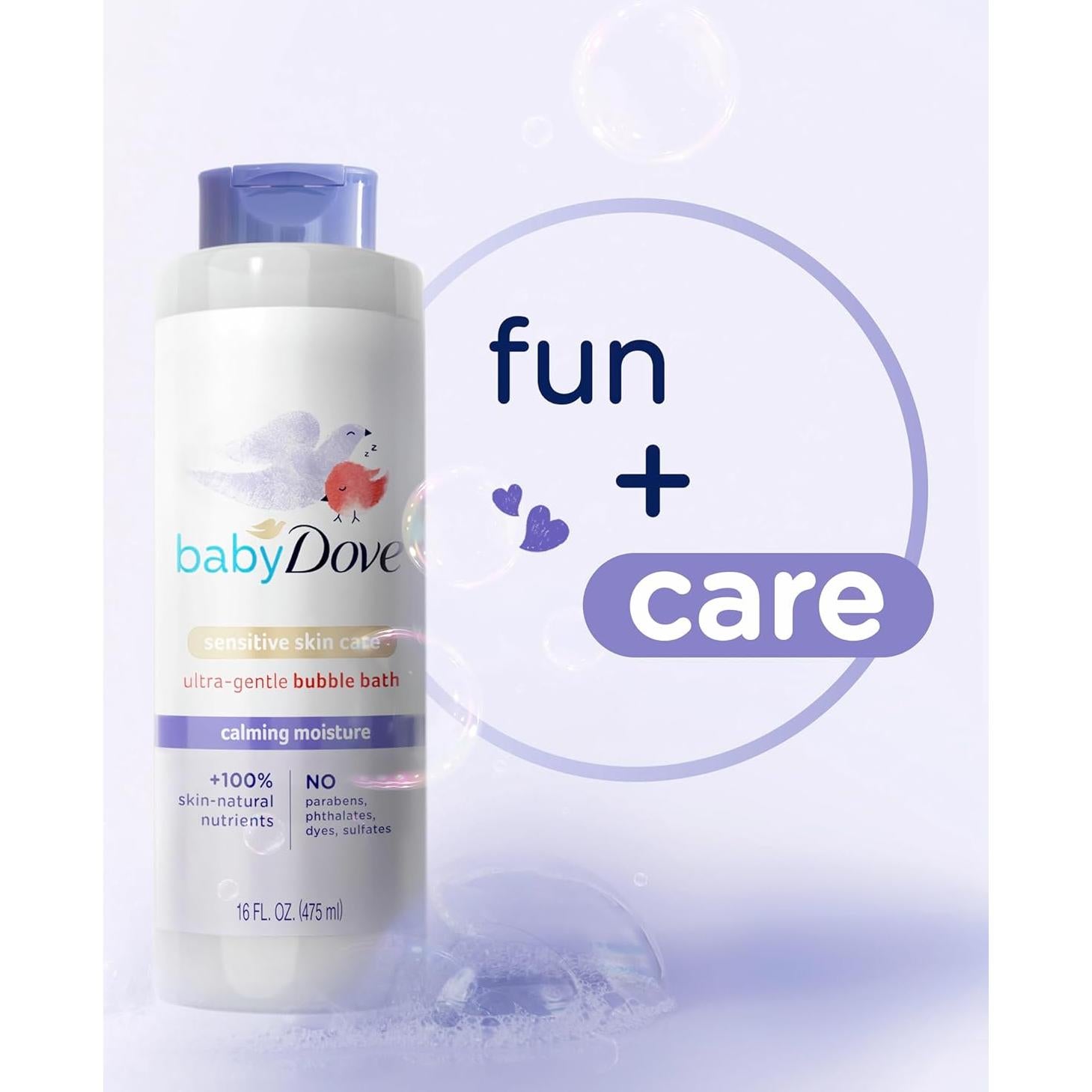 Baño de Burbujas Baby Dove 453.6 g - Cuidado Piel Sensible