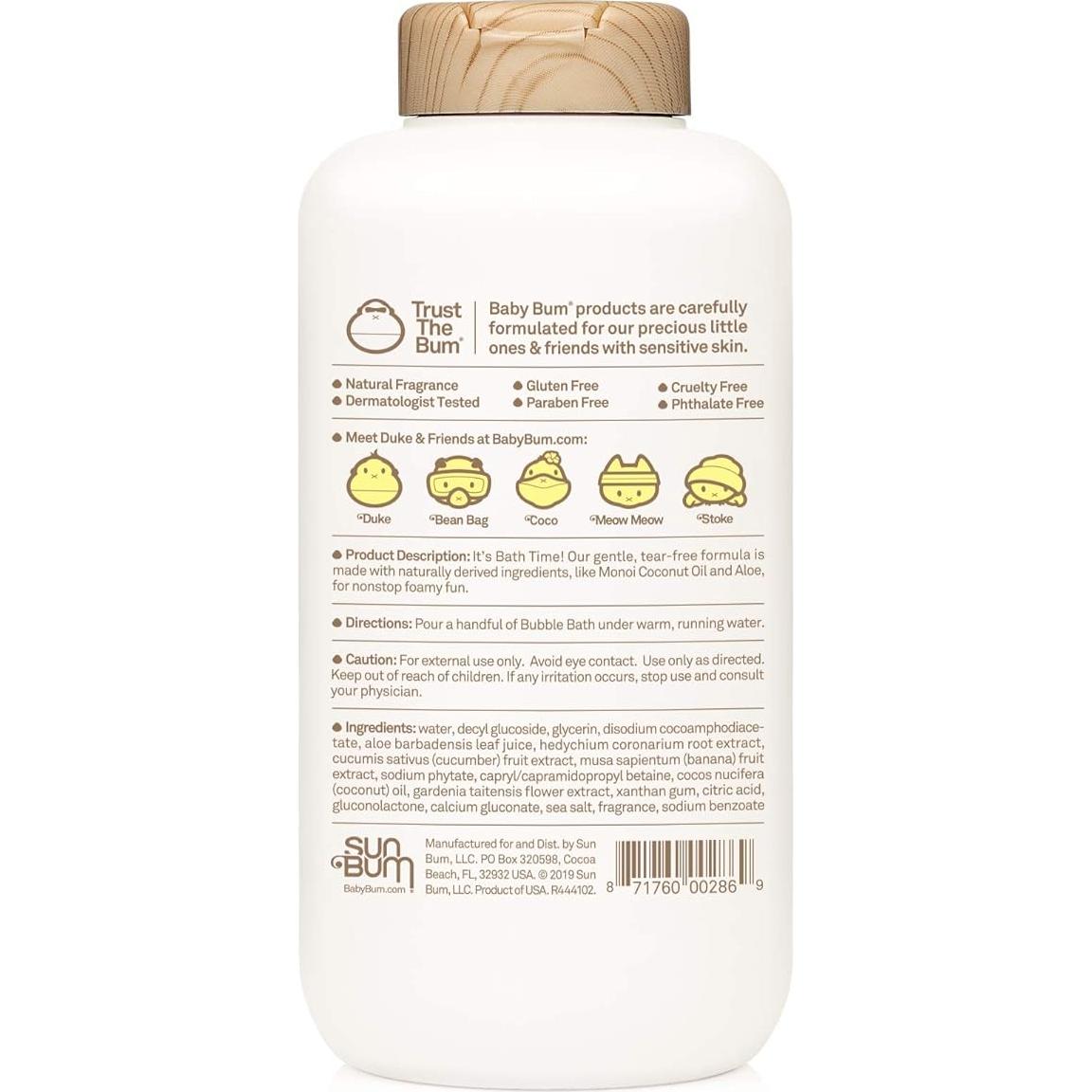 Baño de Burbujas Baby Bum Sun Bum 340 ml - Piel Sensible