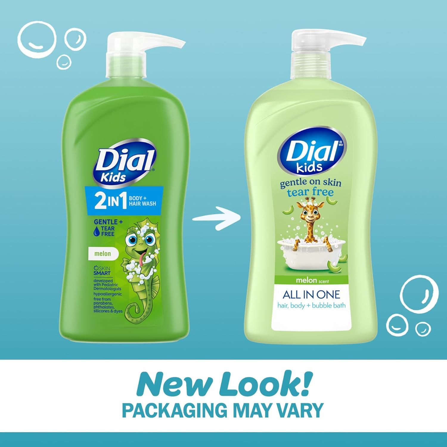 Jabón Líquido 3-en-1 Dial Niños Melón 946 ml Hipoalergénico