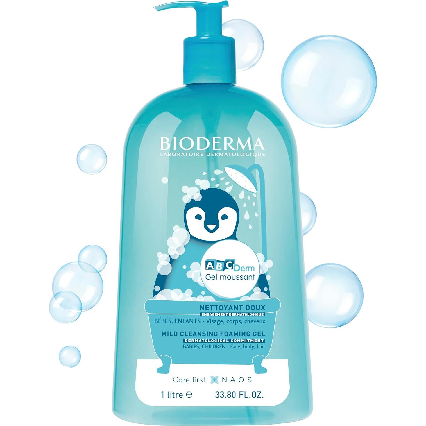 Gel Espumoso Bioderma ABCDerm 1000 ml - Limpiador Suave Bebés