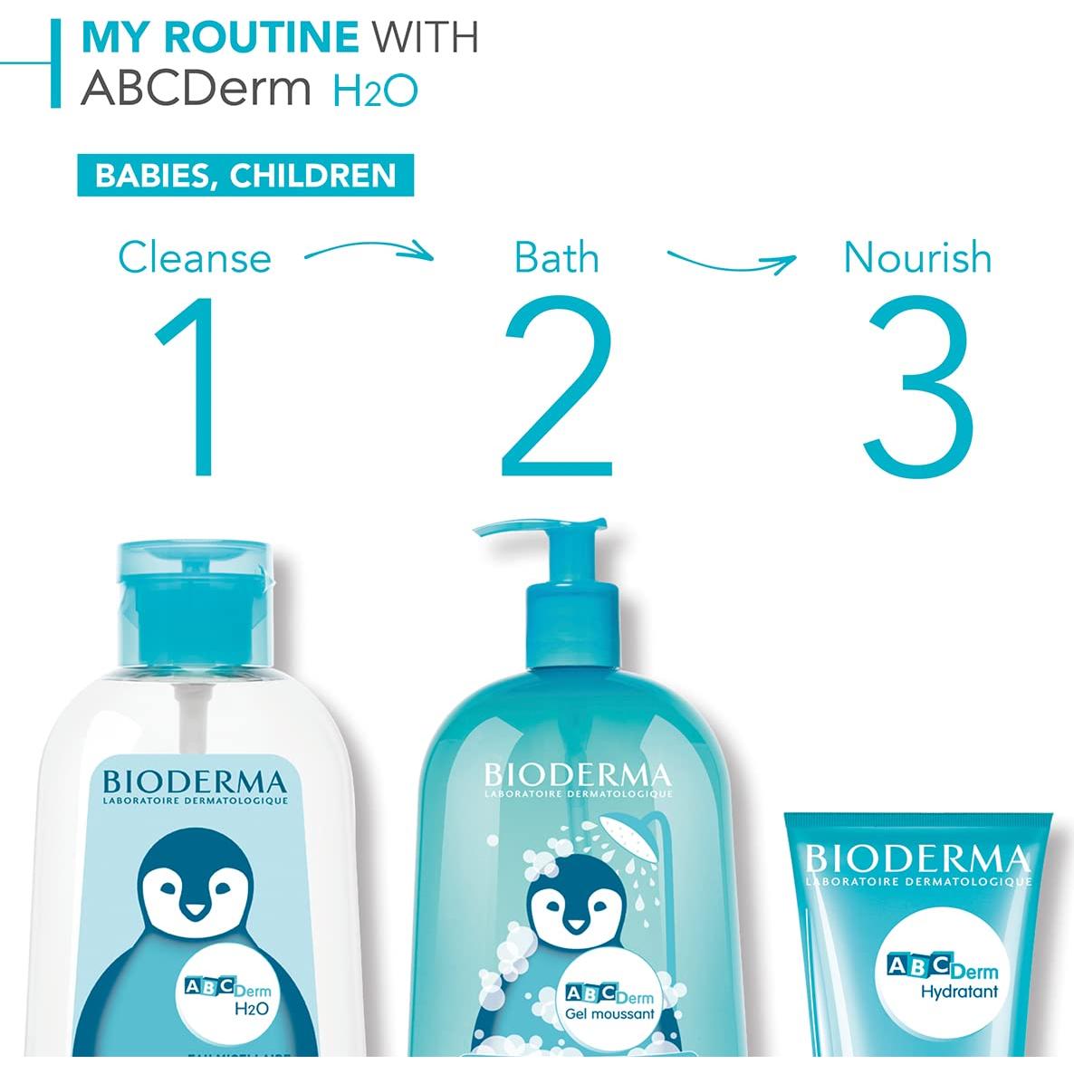 Gel Espumoso Bioderma ABCDerm 1000 ml - Limpiador Suave Bebés