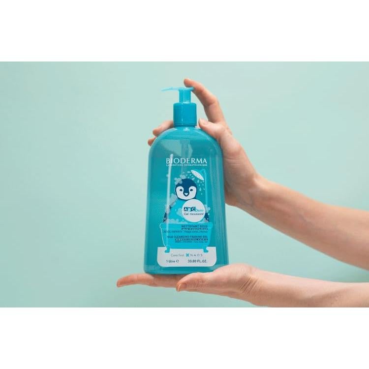 Gel Espumoso Bioderma ABCDerm 1000 ml - Limpiador Suave Bebés