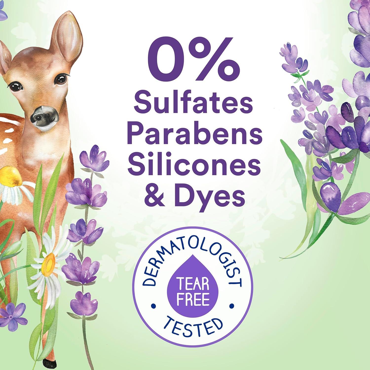 Suave Kids Champú 3-en-1 Lavanda Natural 1.89L Paquete de 4