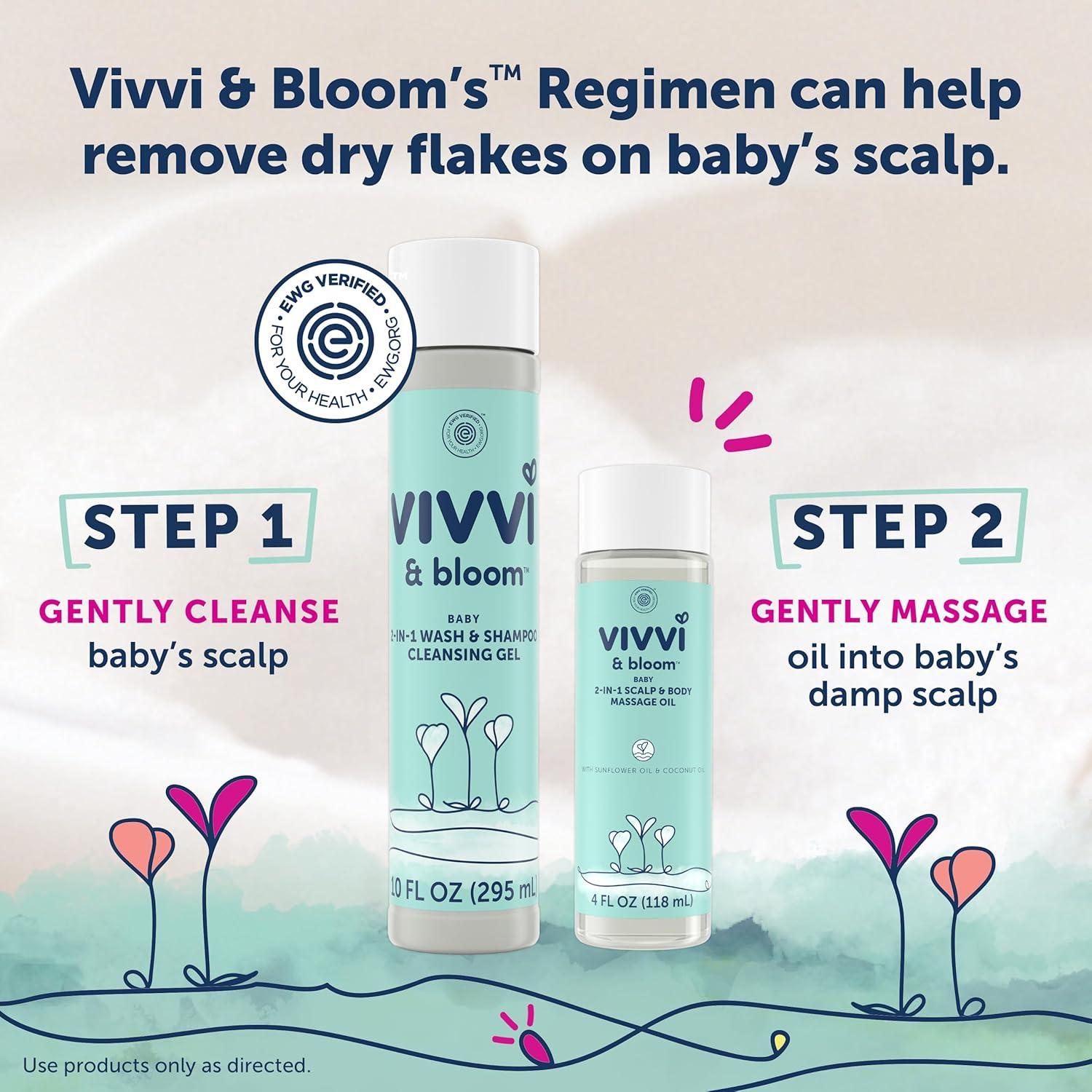 Gel Limpiador 2-en-1 para Bebés Vivvi & Bloom 295 ml