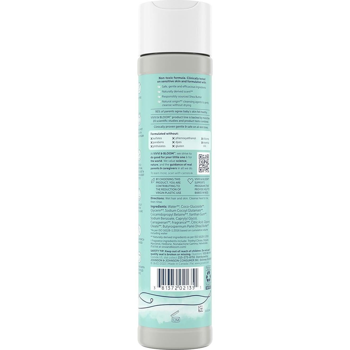Gel Limpiador 2-en-1 para Bebés Vivvi & Bloom 295 ml