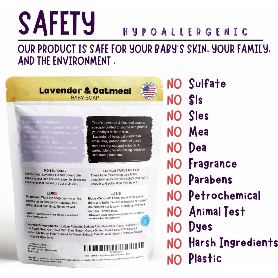 Jabón y Champú Hipoalergénico TINOQ para Bebés 340g