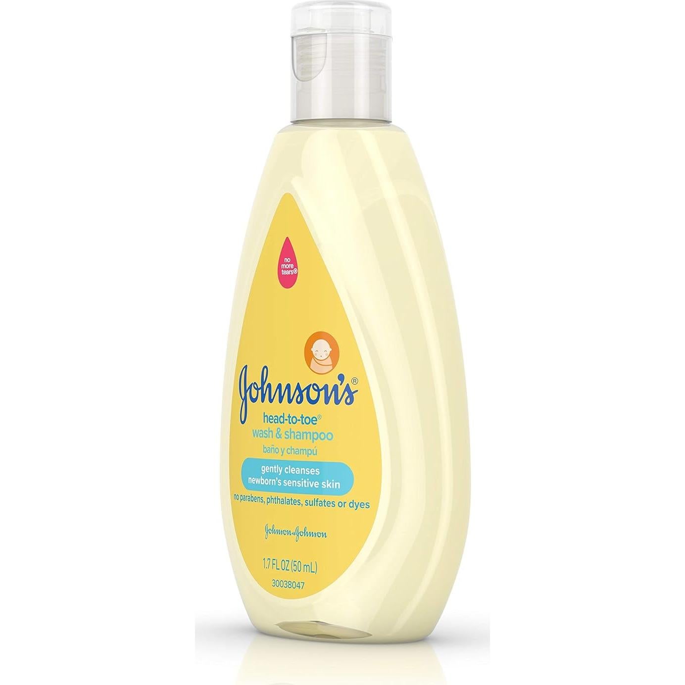 Jabón y Champú Suave para Bebés Johnson's 50 ml
