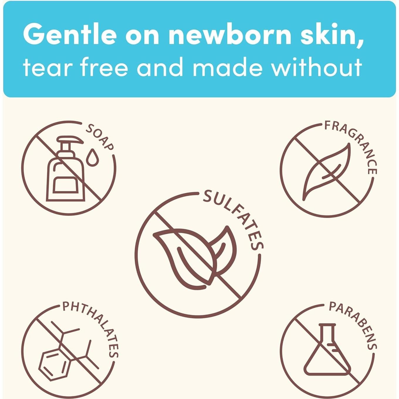 Aveeno Bebé Jabón Corporal Hipoalergénico 236.6 ml