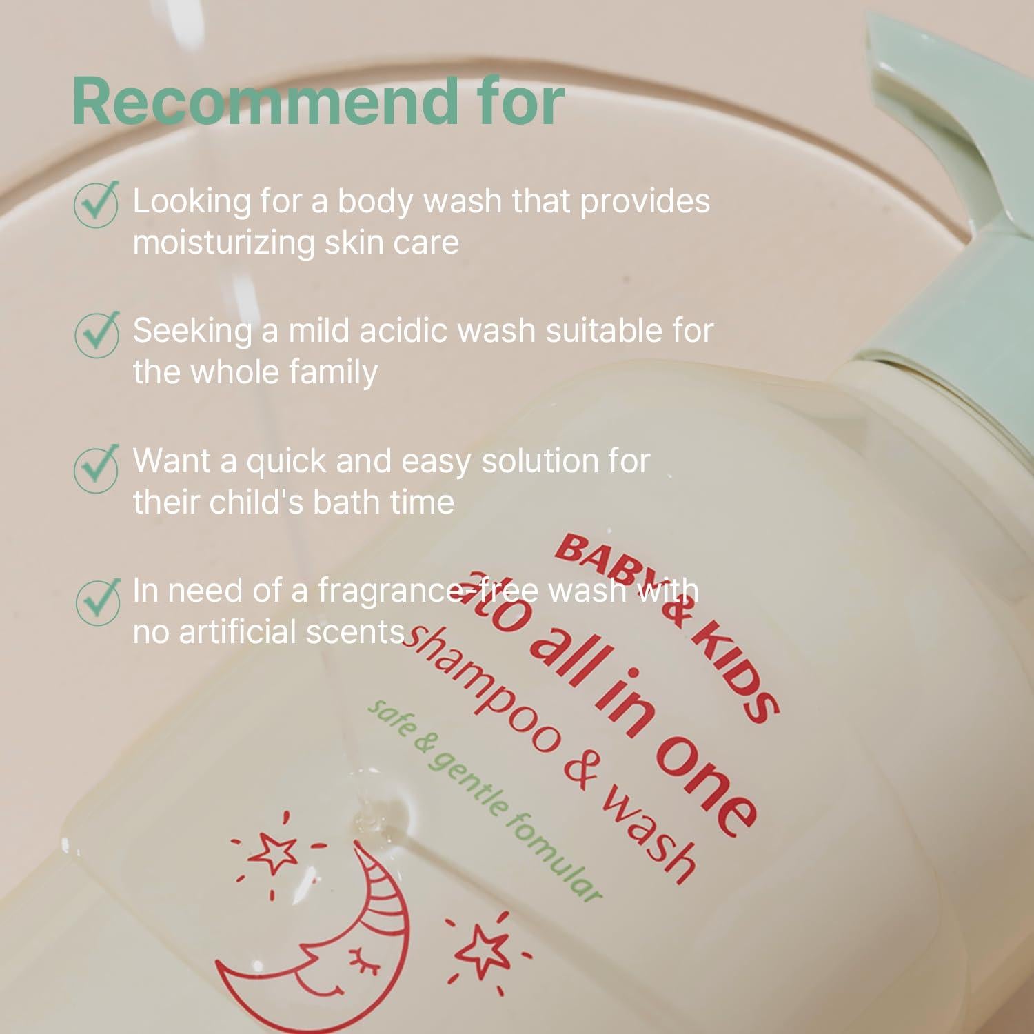 Champú y Lavado Todo en Uno AVCA 500ml para Bebés Piel Sensible