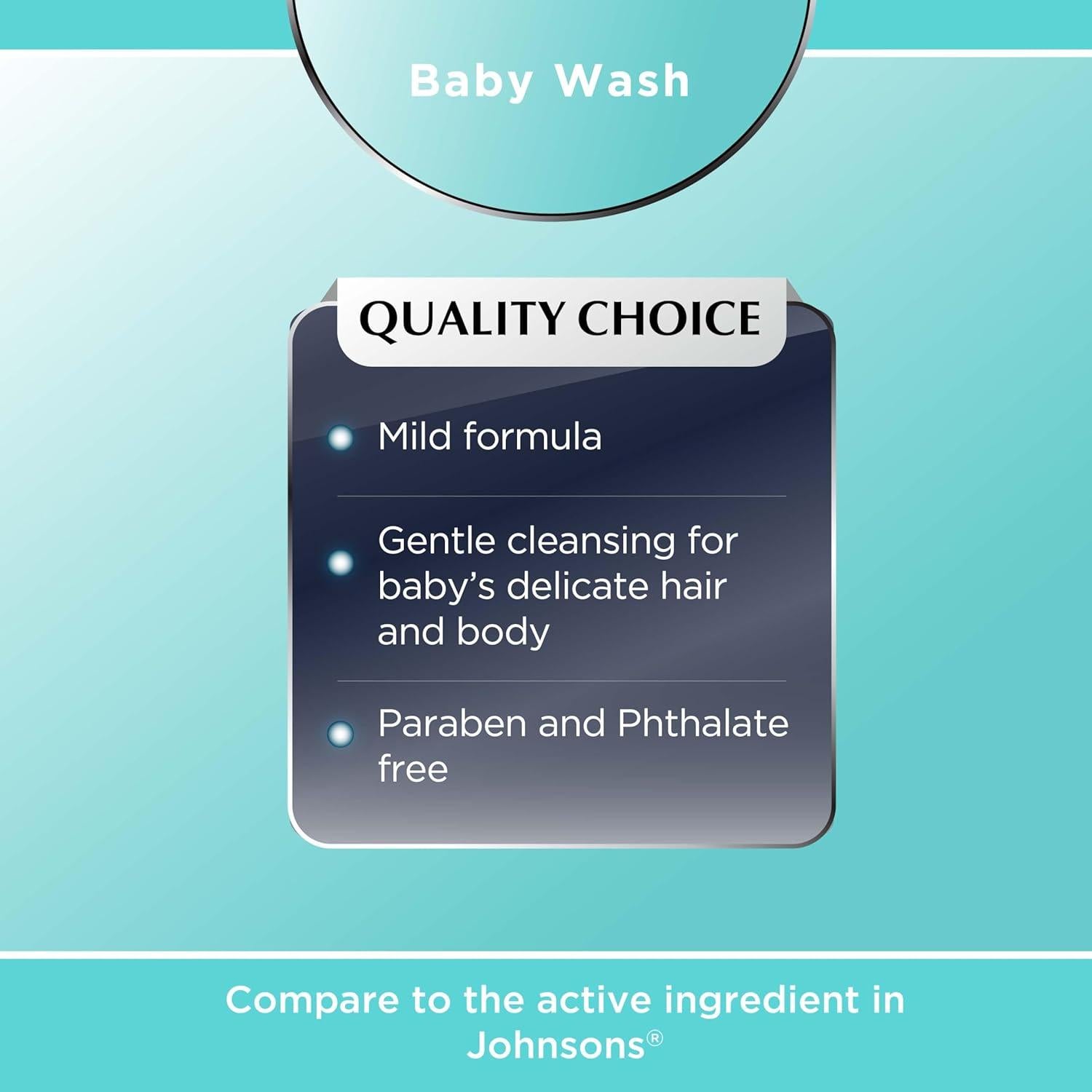 Jabón y Champú para Bebés Elección de Calidad 425g Libre de Parabenos