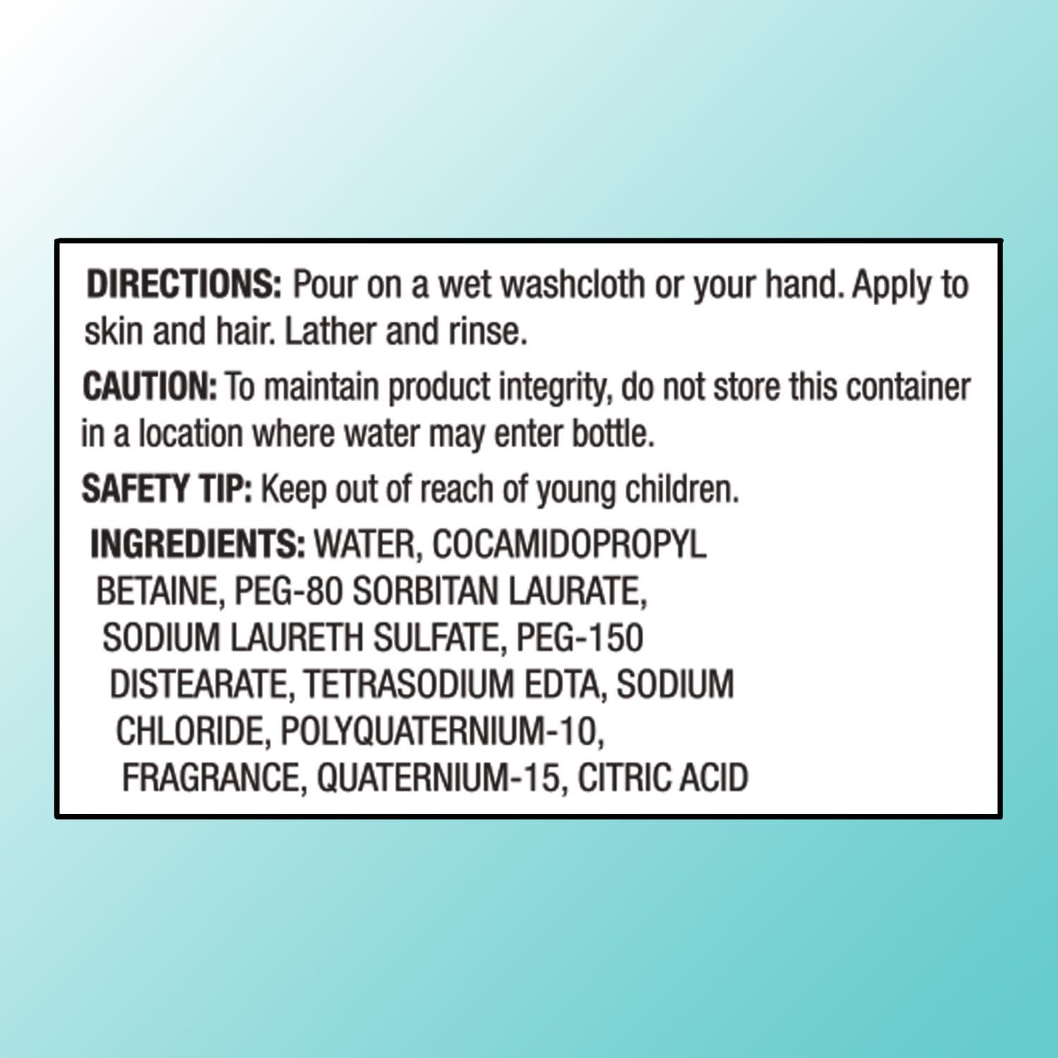 Jabón y Champú para Bebés Elección de Calidad 425g Libre de Parabenos