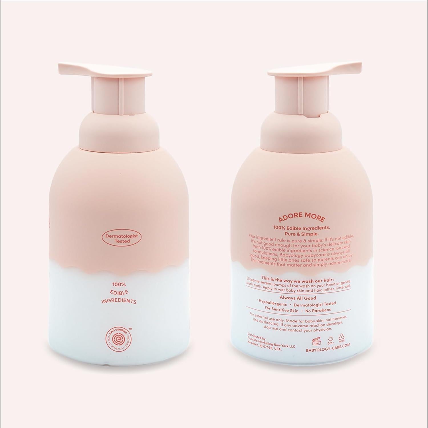Jabón y Champú para Bebés Babyology 355ml - Sin Fragancia