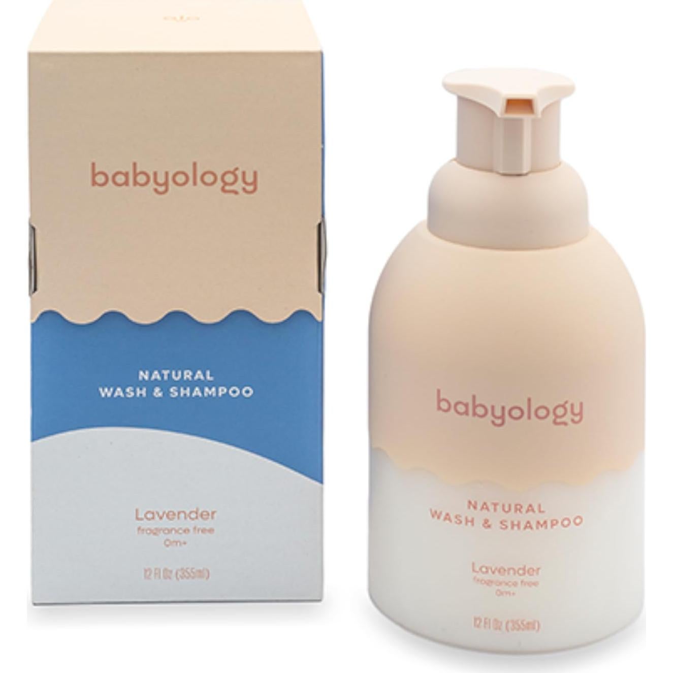 Jabón y Champú para Bebés Babyology 355ml - Sin Fragancia