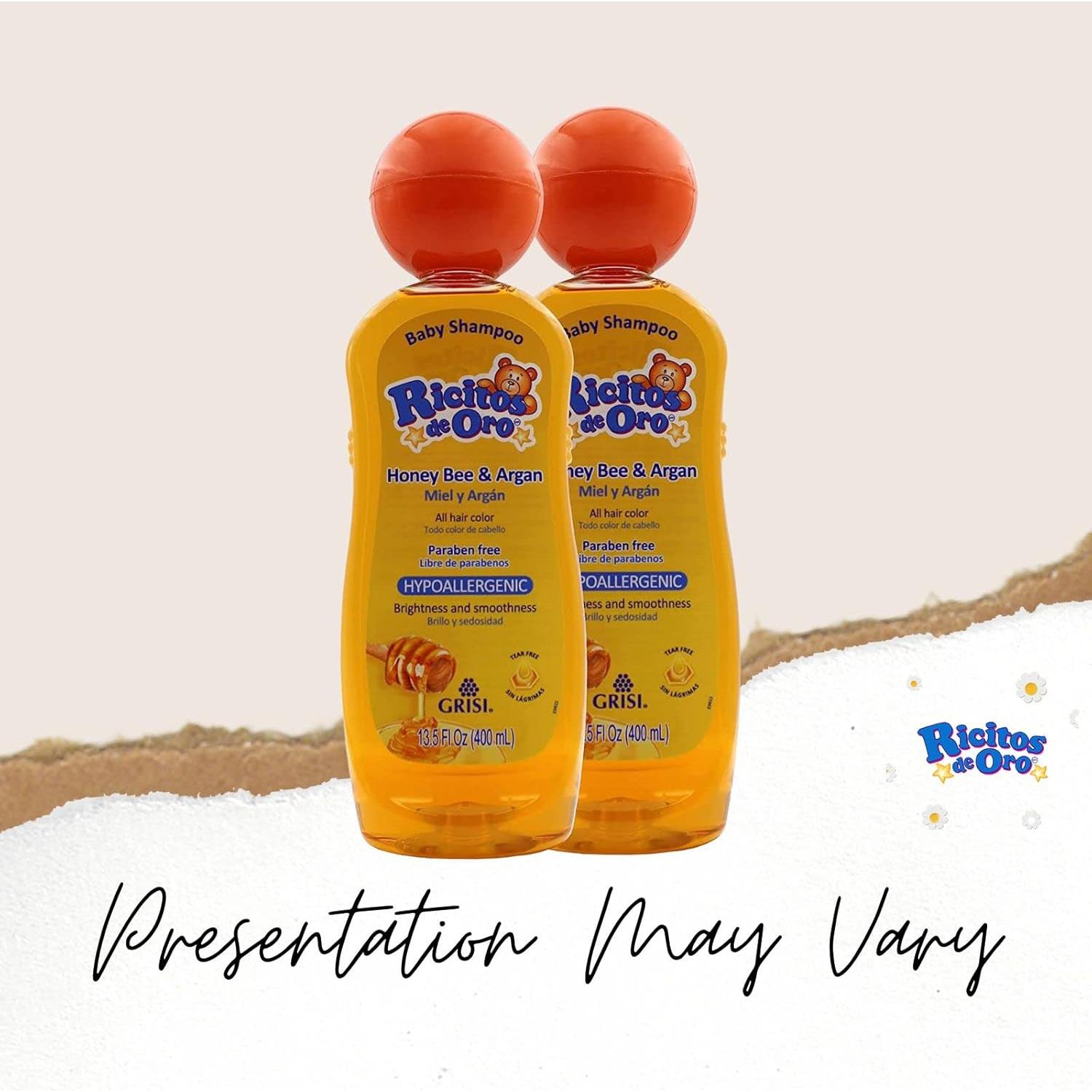 Champú Ricitos de Oro Hipoalergénico Miel 2x400ml