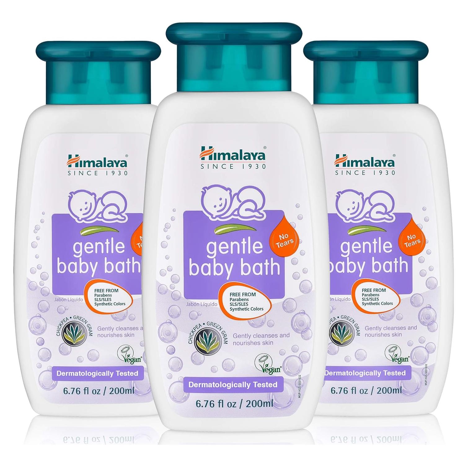 Baño Suave Himalaya para Bebés 199.5 ml - Paquete de 3