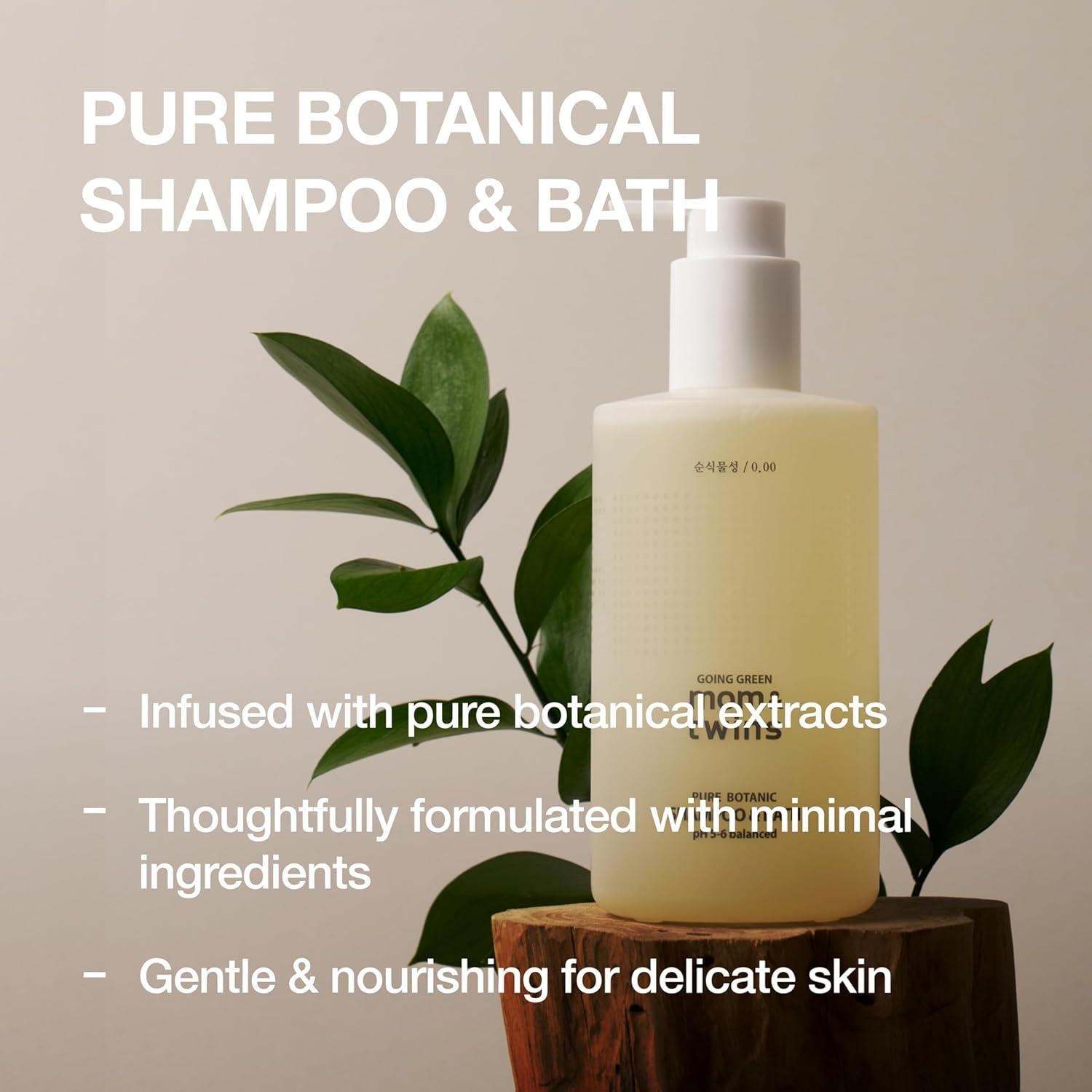 Champú y Gel de Baño Orgánico Coreano 2 en 1 para Bebés 320g