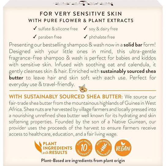 Champú y Jabón 2-en-1 Babo Botanicals Sin Fragancia 113g