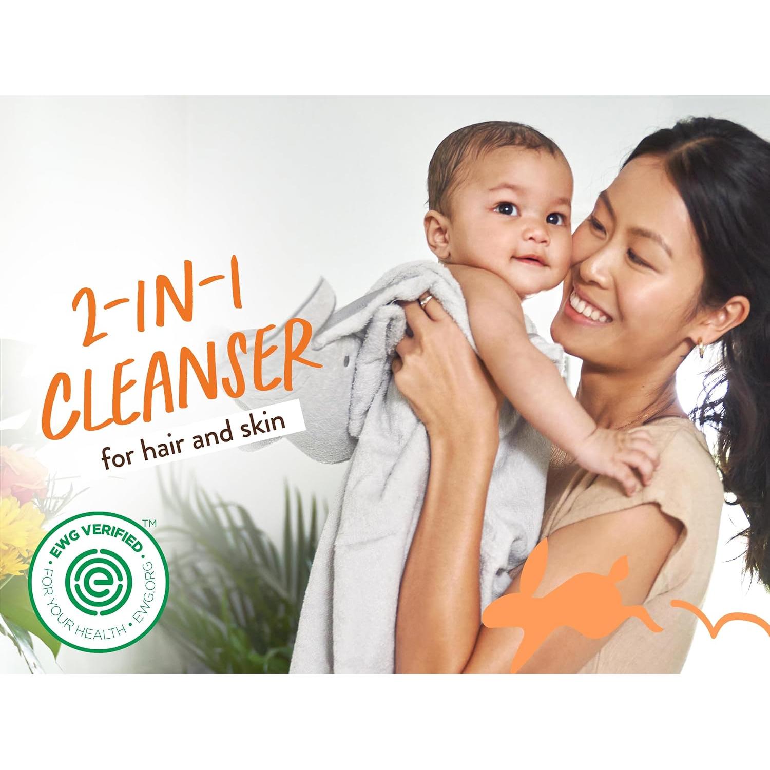 Champú y Jabón 2-en-1 Babo Botanicals Sin Fragancia 113g