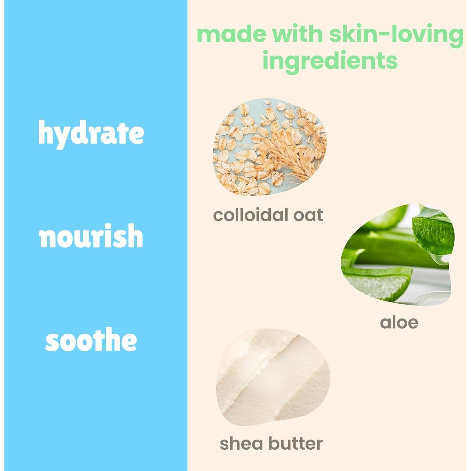 Jabón Suave Baby Magic para Cabello y Cuerpo 887 ml Vainilla Avena