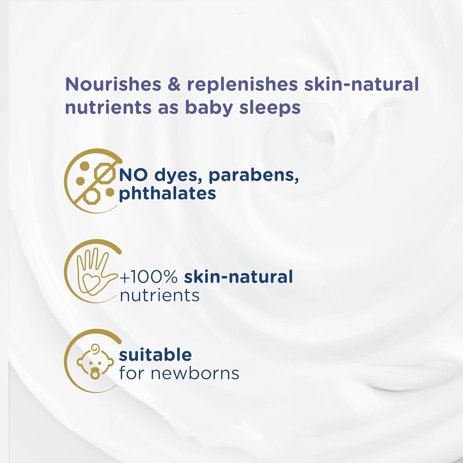 Paquete Baby Dove: Lavado Corporal 1L y Loción 385g para Bebés