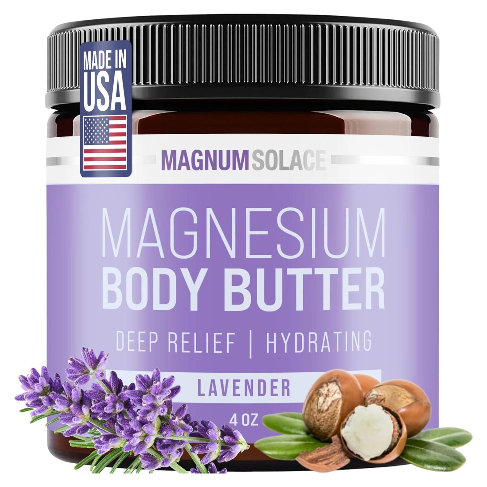 Manteca Corporal de Magnesio Magnum Solace - Aroma Lavanda