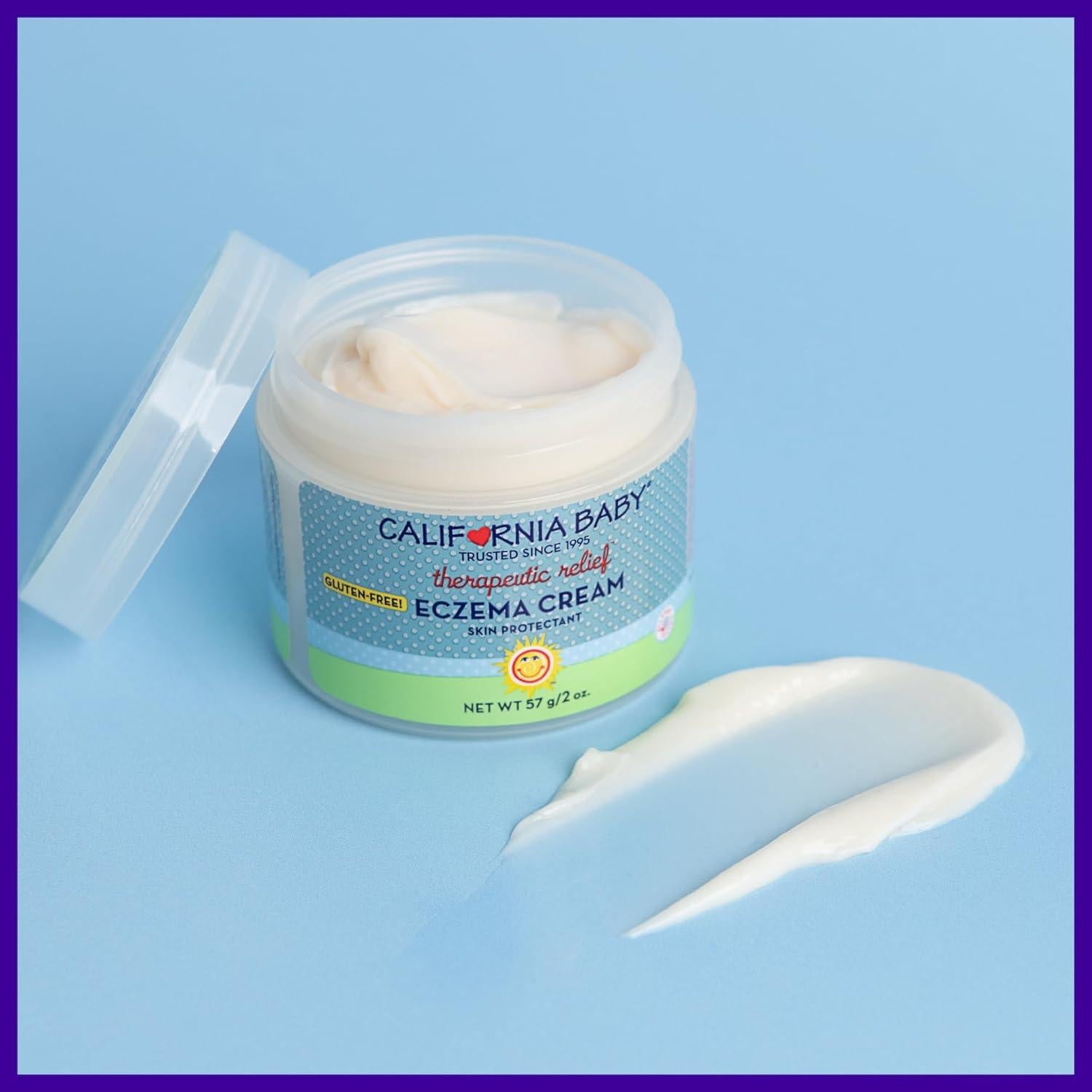 Crema para Eczema California Baby 57 g | Sin Esteroides | Avena Coloidal + Aloe Vera