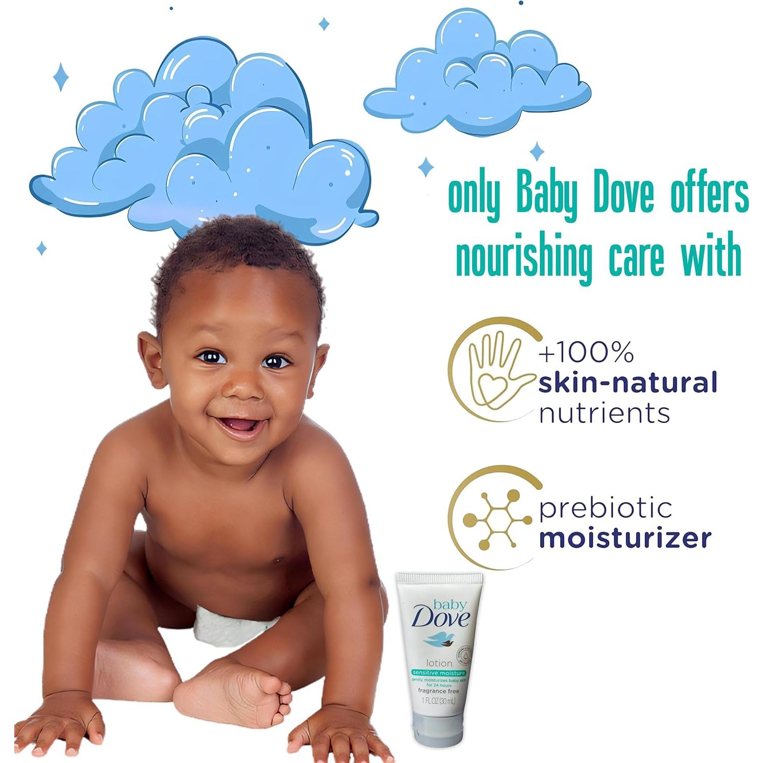 Loción Hidratante Baby Dove Sensitive Moisture 6 Pk 30ml