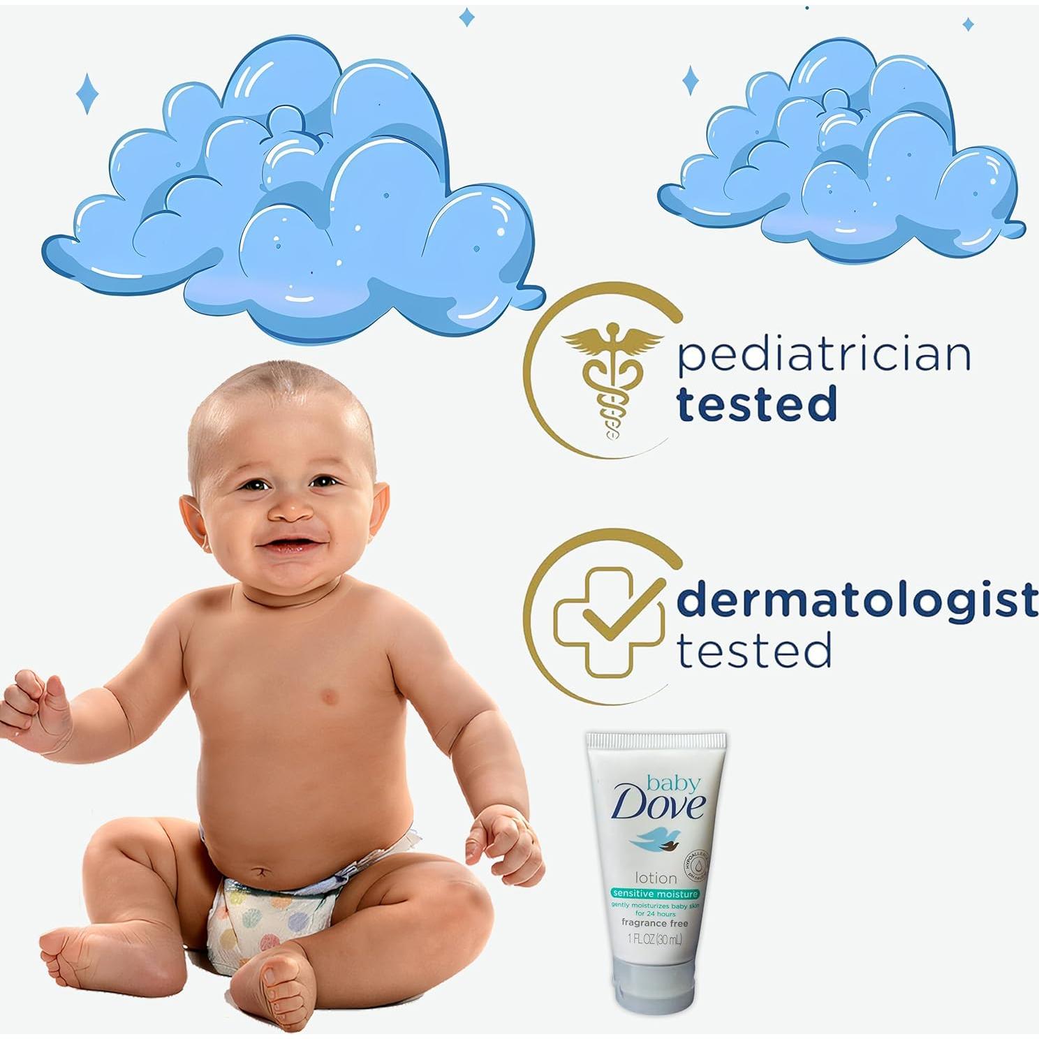 Loción Hidratante Baby Dove Sensitive Moisture 6 Pk 30ml