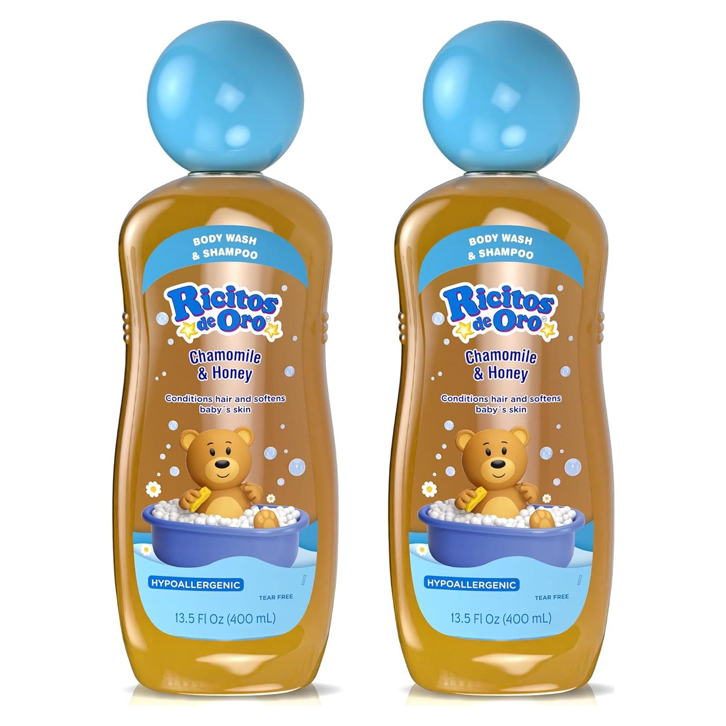 Ricitos de Oro 2 en 1 Champú y Gel de Baño 400 ml x2