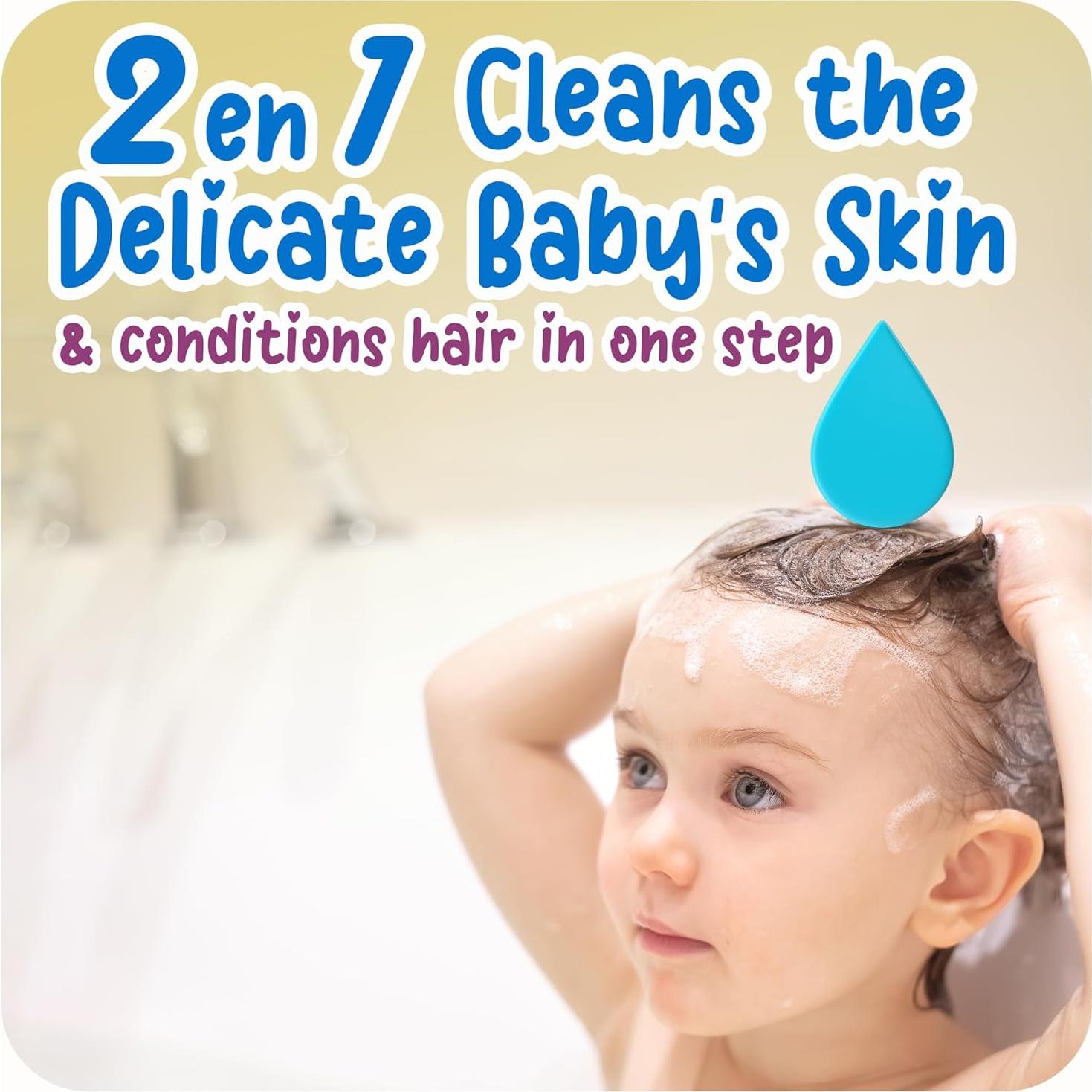 Ricitos de Oro 2 en 1 Champú y Gel de Baño 400 ml x2