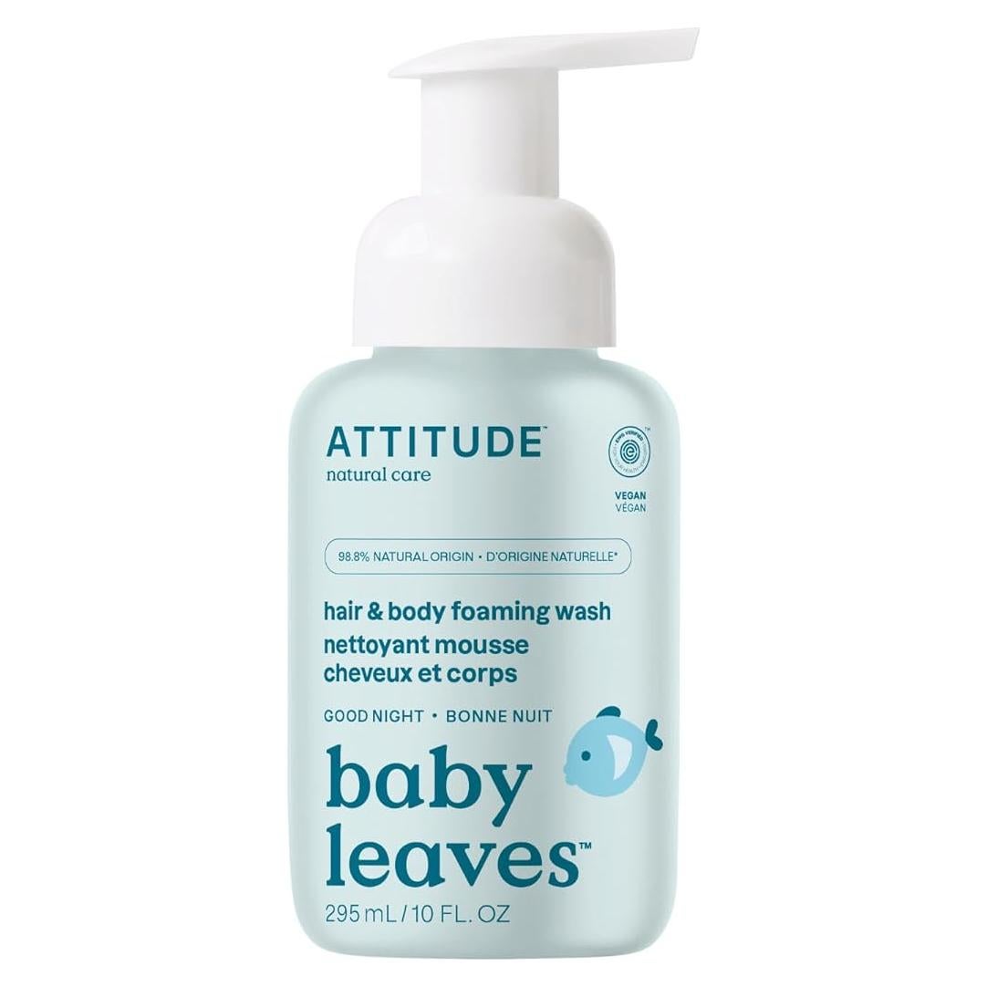 Jabón Espumoso 2-en-1 ATTITUDE para Bebés 300ml Buenas Noches