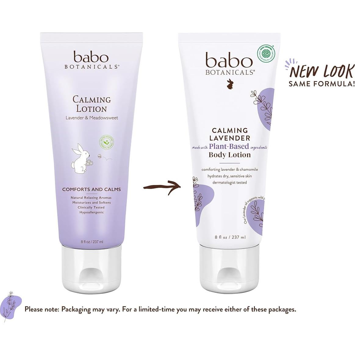 Loción Corporal Calmante Babo Botanicals - Lavanda y Manzanilla