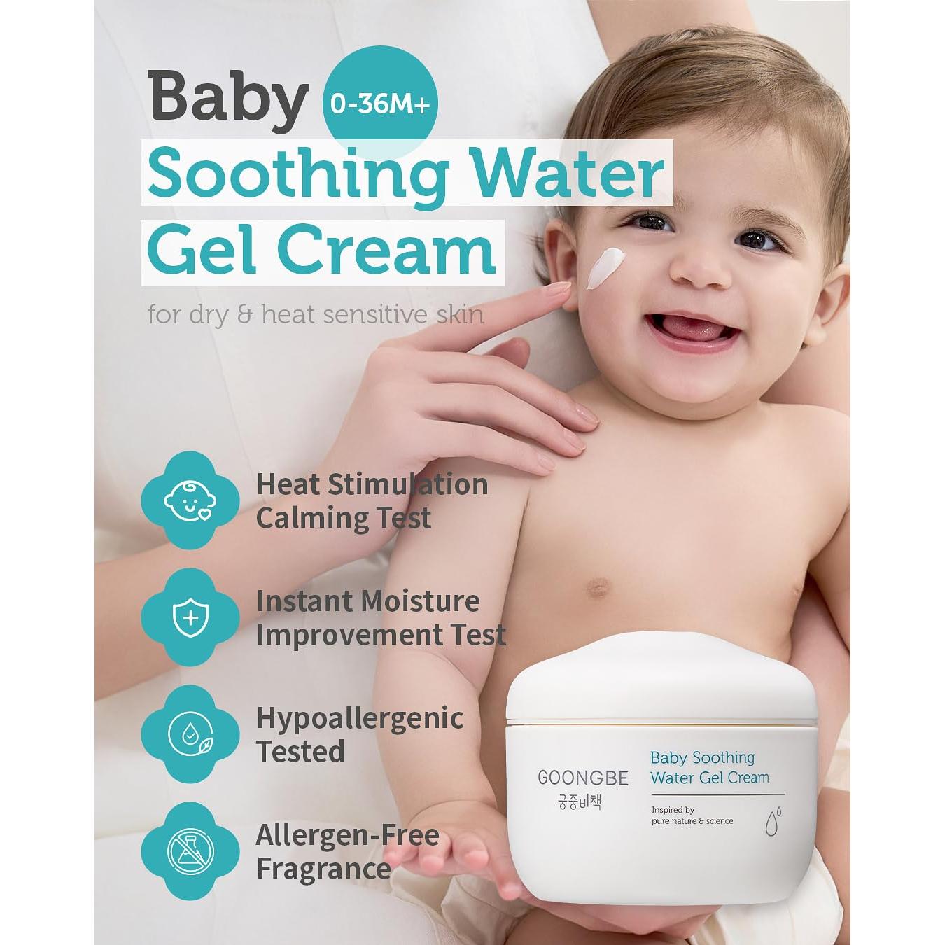 Crema Gel de Agua Calmante para Bebés KOLMAR 100 ml - Hidratante