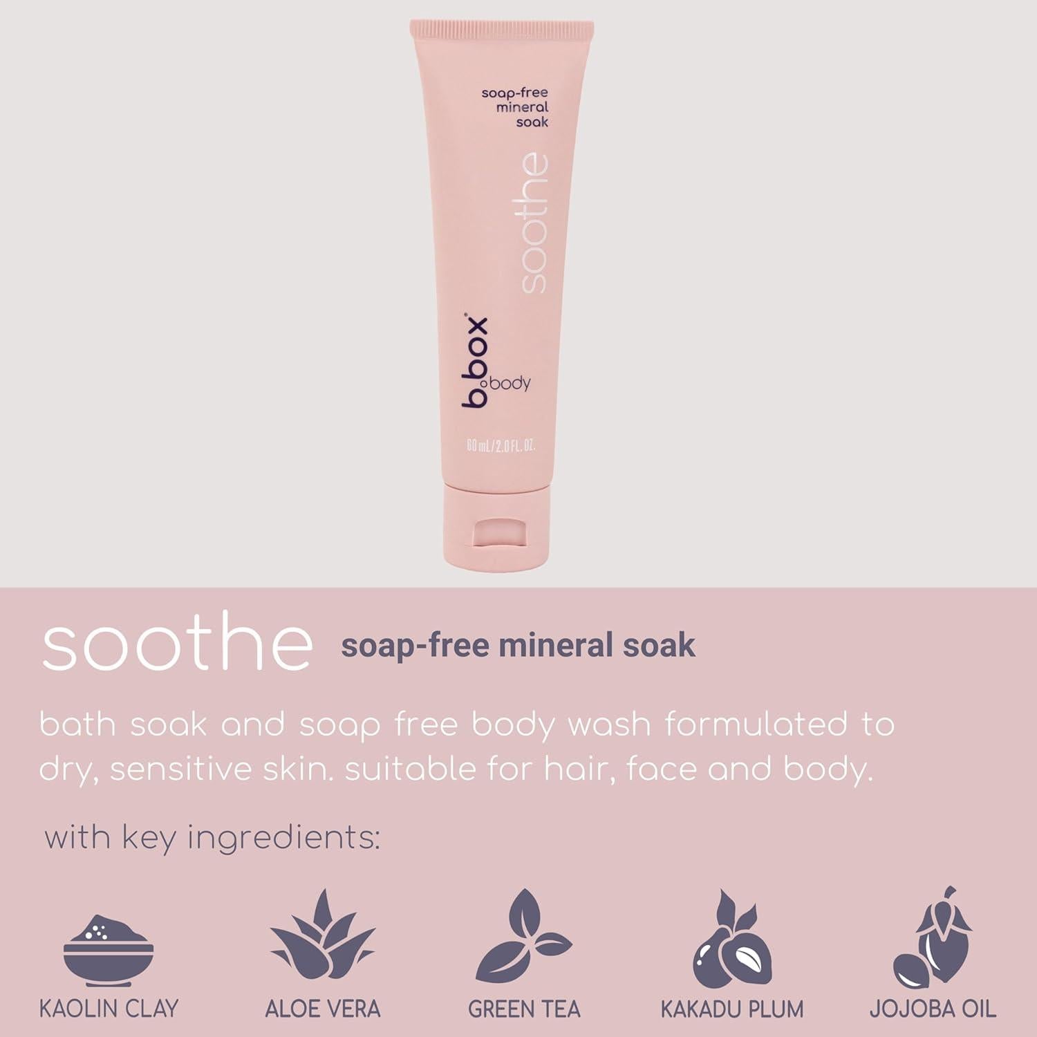 b.box Cuidado de la Piel Minis - Gel, Loción, Remojo y Crema 59ml