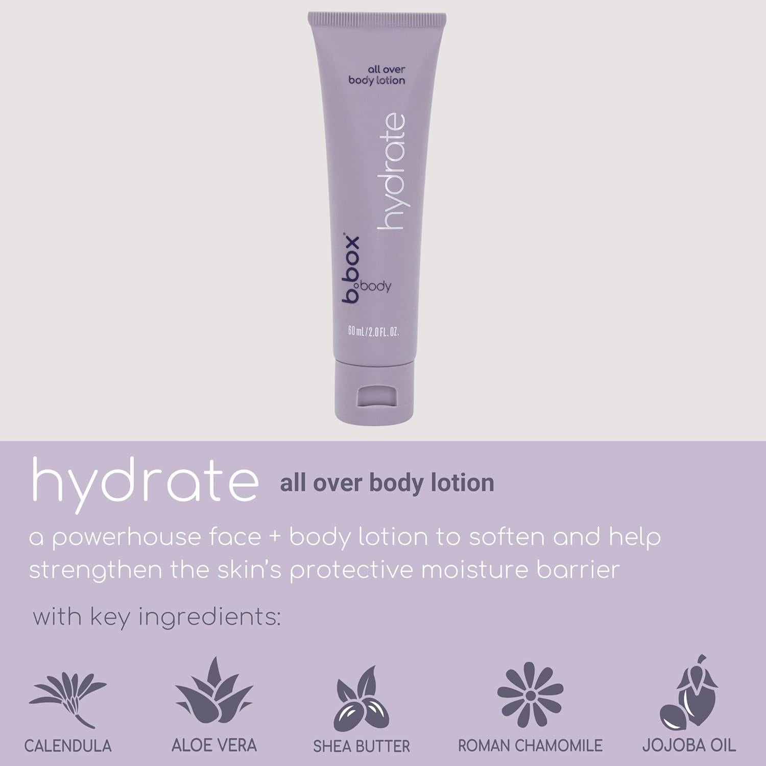 b.box Cuidado de la Piel Minis - Gel, Loción, Remojo y Crema 59ml