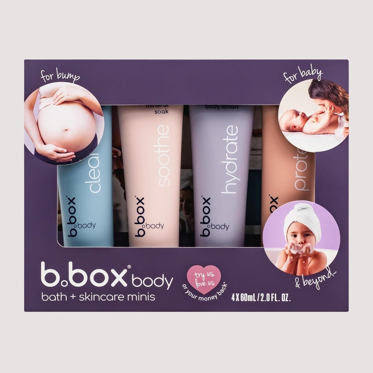 b.box Cuidado de la Piel Minis - Gel, Loción, Remojo y Crema 59ml